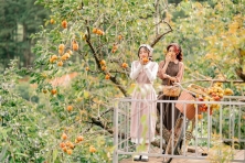DU XUÂN ĐÀ LẠT HAPPY HILL - THE FLOREST HOA TRONG RỪNG CẦU ĐẤT NGẮM HOA ĐÀO