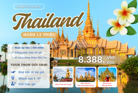 KHÁM PHÁ THÁI LAN BANGKOK - PATTAYA - BUFFET 86 TẦNG BAIYOKE SKY